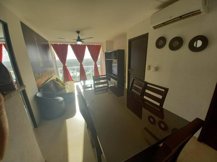 Hermoso Condo De 2 Habitaciones Frente Al Caribe Cancún Zewnętrze zdjęcie
